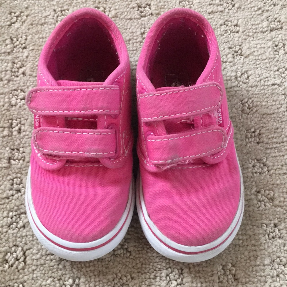 Hot Pink Toddler Vans - Size 6